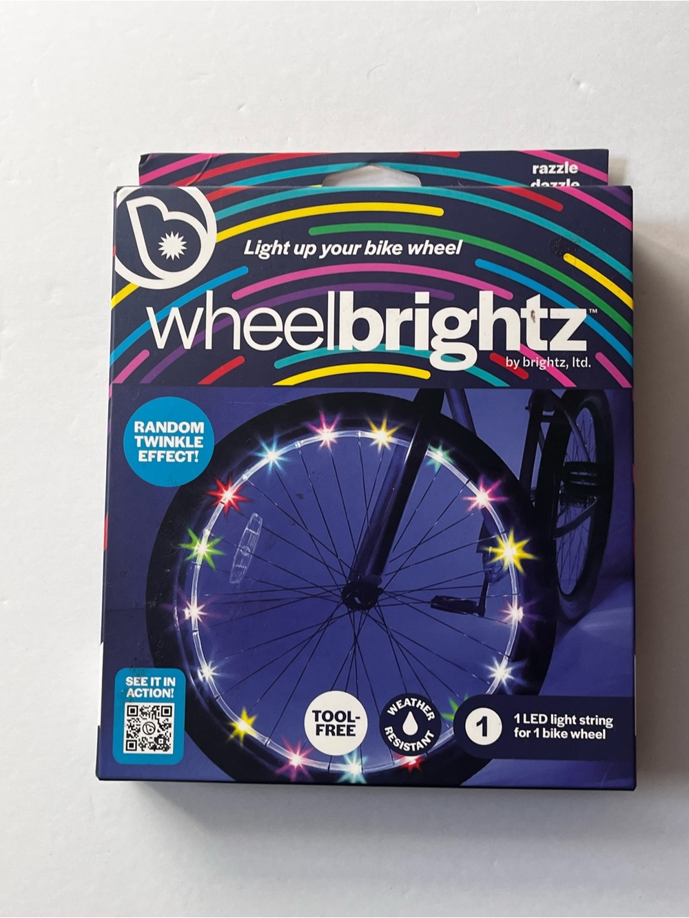 Wheel Brightz Multicolored LED lights for one bike wheel